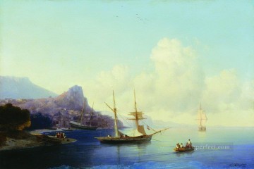 イワン・コンスタンティノヴィチ・アイヴァゾフスキー Painting - グルズフ 1859 ロマンチックなイワン・アイヴァゾフスキー ロシア